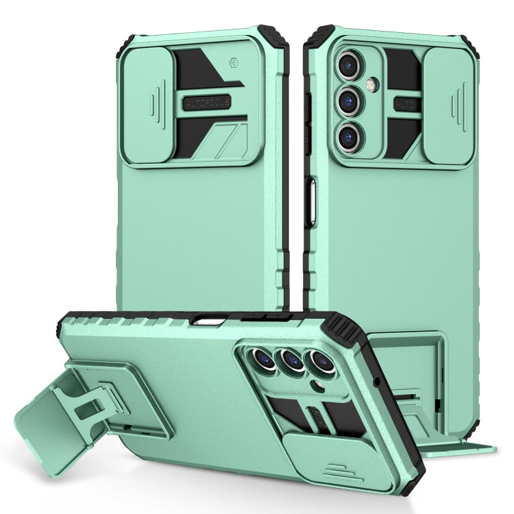 Stereoscopic Holder Sliding Camshield Phone Case, For Samsung Galaxy A04 4G, For Samsung Galaxy S23 5G, For Samsung Galaxy S23+ 5G, For Samsung Galaxy S23 Ultra 5G, For Samsung Galaxy A14 5G