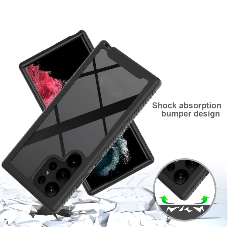 Two-layer Integrated Transparent TPU + PC Protective Phone Case, For Samsung Galaxy S23 Ultra 5G, For Samsung Galaxy S23+ 5G, For Samsung Galaxy S23 5G