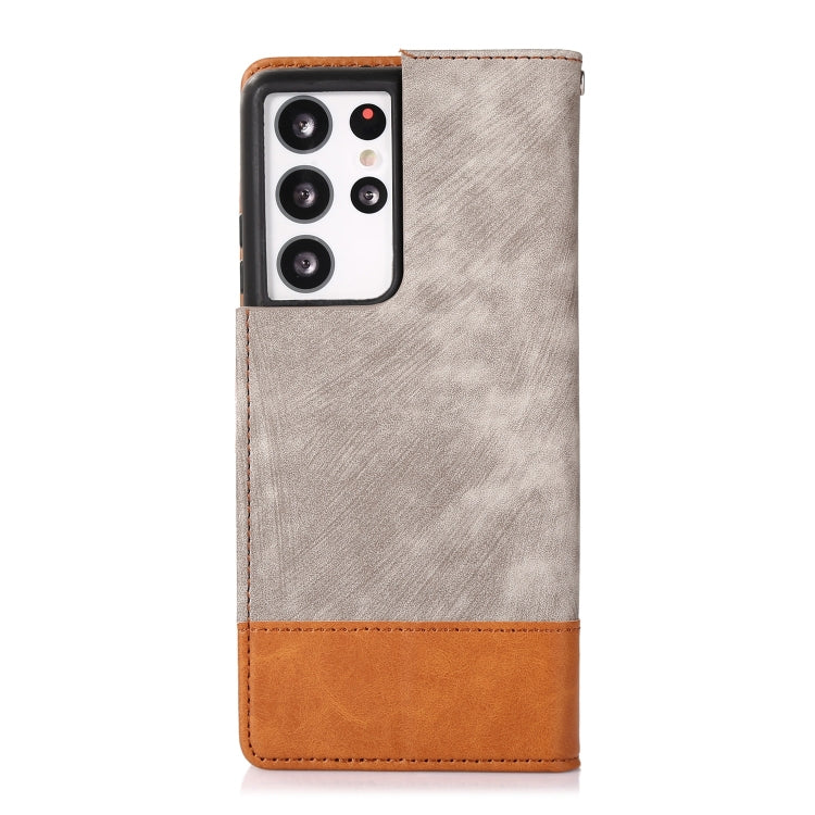Splicing Leather Phone Case, For Samsung Galaxy S9, For Samsung Galaxy S9+, For Samsung Galaxy S10, For Samsung Galaxy S10+, For Samsung Galaxy S20, For Samsung Galaxy S20+, For Samsung Galaxy S20 Ultra, For Samsung Galaxy S20 FE                       ...