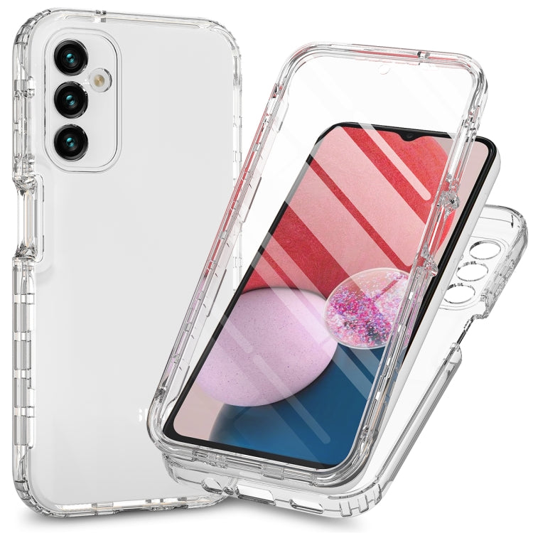 Integrated Transparent Gradient Color TPU + PC + PET Protective Phone Case, For Samsung Galaxy A14 4G / A14 5G