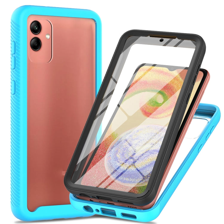 Two-layer Integrated Transparent TPU + PC + PET Protective Phone Case, For Samsung Galaxy A04, For Samsung Galaxy A14 5G