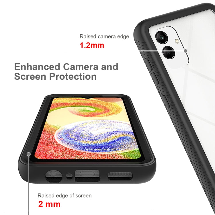 Two-layer Integrated Transparent TPU + PC + PET Protective Phone Case, For Samsung Galaxy A04, For Samsung Galaxy A14 5G