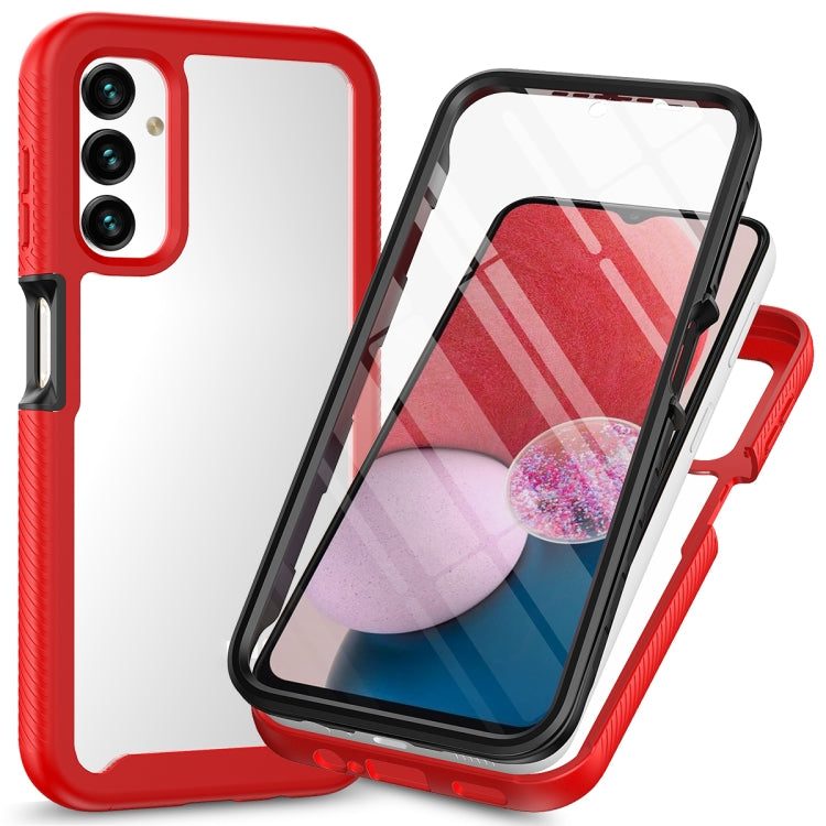 Two-layer Integrated Transparent TPU + PC + PET Protective Phone Case, For Samsung Galaxy A04, For Samsung Galaxy A14 5G