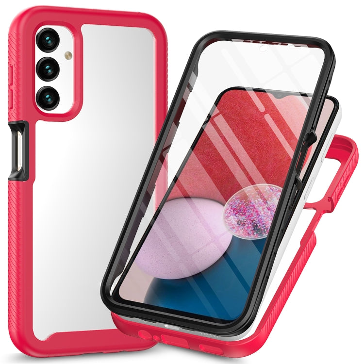 Two-layer Integrated Transparent TPU + PC + PET Protective Phone Case, For Samsung Galaxy A04, For Samsung Galaxy A14 5G
