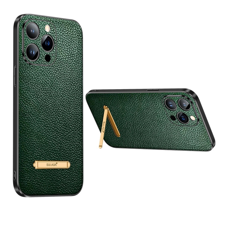 SULADA Invisible Bracket Leather Back Cover Phone Case, For iPhone 14, For iPhone 14 Plus, For iPhone 14 Pro, For iPhone 14 Pro Max, For iPhone 13, For iPhone 13 Pro, For iPhone 13 Pro Max