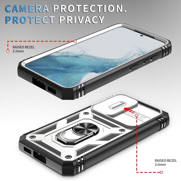 Sliding Camera Cover TPU + PC Phone Case, For Samsung Galaxy S23 5G, For Samsung Galaxy S23+ 5G, For Samsung Galaxy S23 Ultra 5G