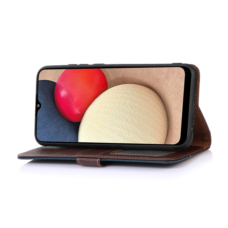 KHAZNEH Litchi Texture Leather RFID Phone Case, For Nokia X30 5G, For Samsung Galaxy A54 5G