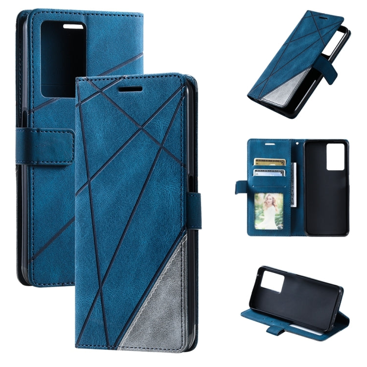 Skin Feel Splicing Leather Phone Case, For OPPO A57 2022, For Realme C30 4G, For Samsung Galaxy S23 5G, For Samsung Galaxy S23+ 5G, For Xiaomi 12T / Redmi K50 Ultra, For Samsung Galaxy S23 Ultra 5G, For Xiaomi Redmi 11 Prime 4G, For Samsung Galaxy A14 ...