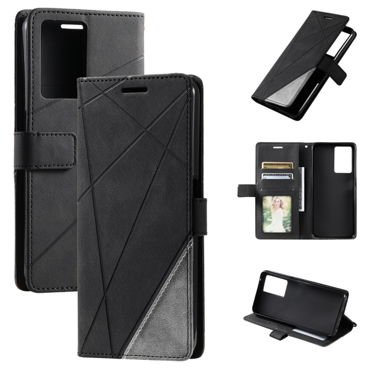 Skin Feel Splicing Leather Phone Case, For OPPO A57 2022, For Realme C30 4G, For Samsung Galaxy S23 5G, For Samsung Galaxy S23+ 5G, For Xiaomi 12T / Redmi K50 Ultra, For Samsung Galaxy S23 Ultra 5G, For Xiaomi Redmi 11 Prime 4G, For Samsung Galaxy A14 ...