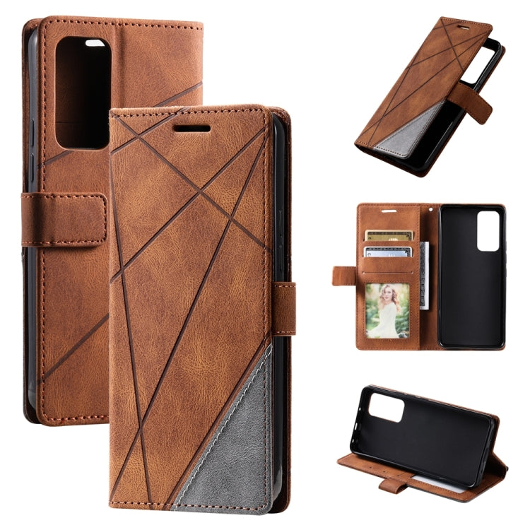 Skin Feel Splicing Leather Phone Case, For Xiaomi 12 Lite, For Xiaomi Redmi A1, For Google Pixel 7 Pro, For Google Pixel 6a, For Xiaomi Redmi A1+
