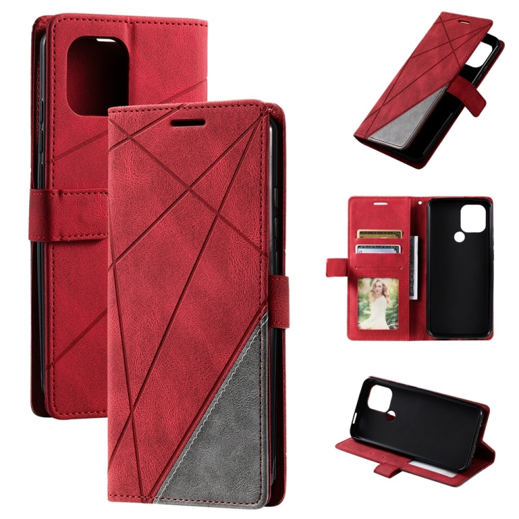 Skin Feel Splicing Leather Phone Case, For Xiaomi 12 Lite, For Xiaomi Redmi A1, For Google Pixel 7 Pro, For Google Pixel 6a, For Xiaomi Redmi A1+