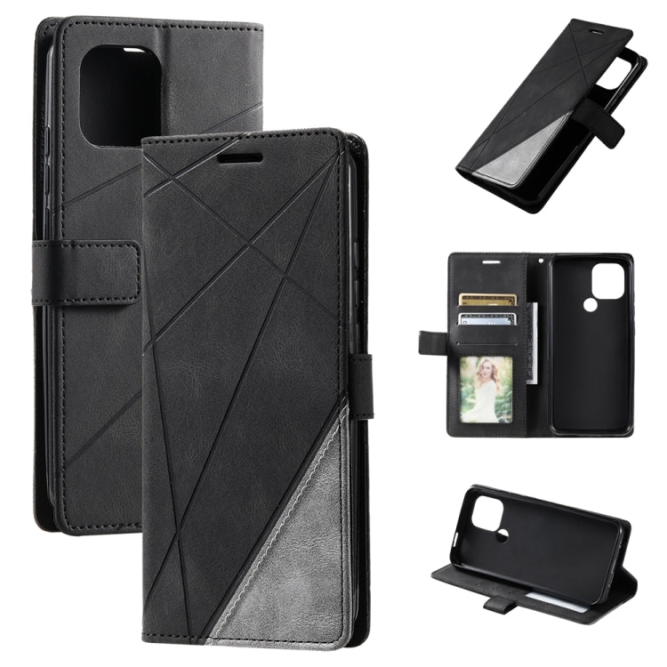Skin Feel Splicing Leather Phone Case, For Xiaomi 12 Lite, For Xiaomi Redmi A1, For Google Pixel 7 Pro, For Google Pixel 6a, For Xiaomi Redmi A1+