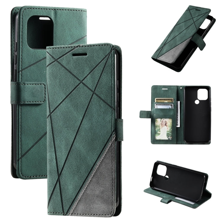Skin Feel Splicing Leather Phone Case, For Xiaomi 12 Lite, For Xiaomi Redmi A1, For Google Pixel 7 Pro, For Google Pixel 6a, For Xiaomi Redmi A1+