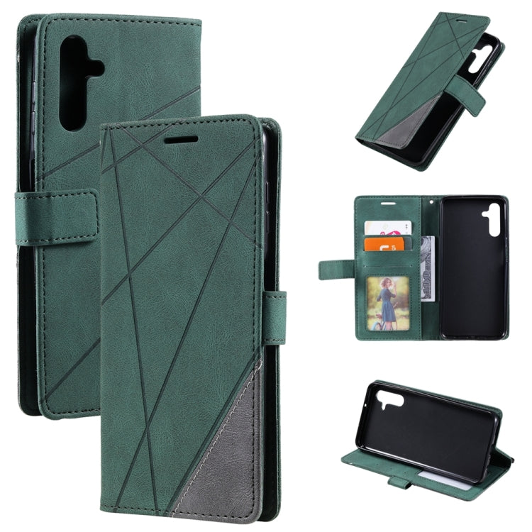 Skin Feel Splicing Leather Phone Case, For OPPO A57 2022, For Realme C30 4G, For Samsung Galaxy S23 5G, For Samsung Galaxy S23+ 5G, For Samsung Galaxy S23 Ultra 5G, For Xiaomi 12T / Redmi K50 Ultra, For Xiaomi Redmi 11 Prime 4G, For Samsung Galaxy A14 ...