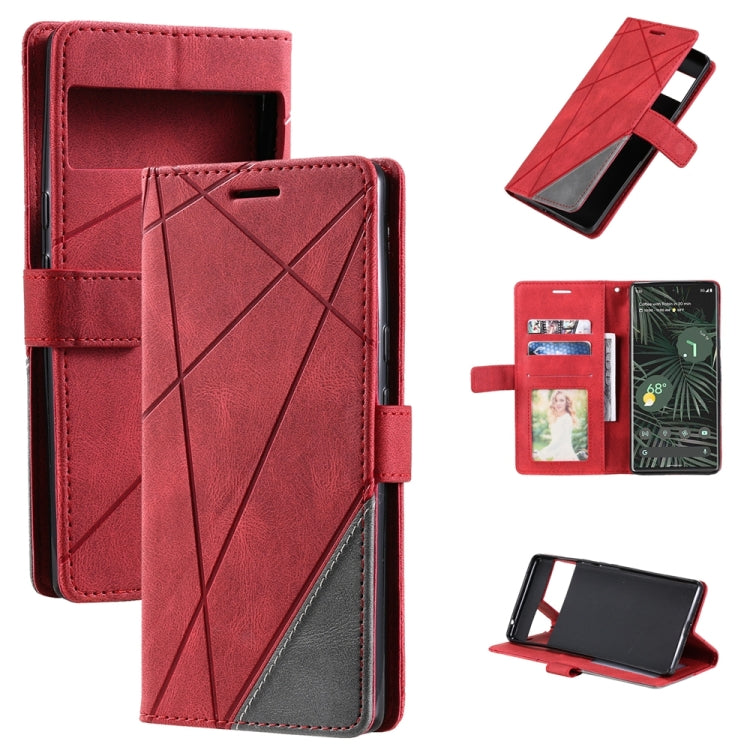 Skin Feel Splicing Leather Phone Case, For OPPO A57 2022, For Realme C30 4G, For Samsung Galaxy S23 5G, For Samsung Galaxy S23+ 5G, For Samsung Galaxy S23 Ultra 5G, For Xiaomi 12T / Redmi K50 Ultra, For Xiaomi Redmi 11 Prime 4G, For Samsung Galaxy A14 ...