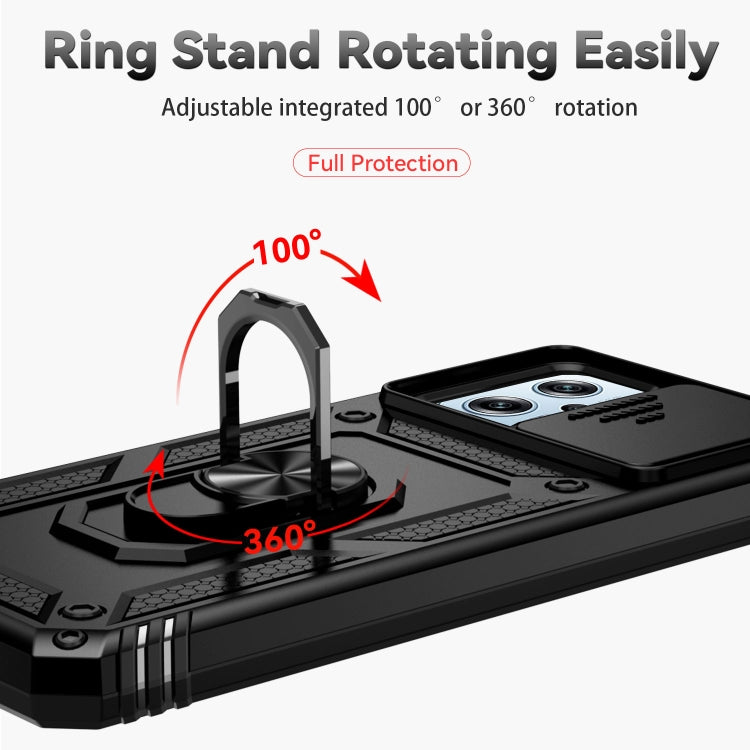 Sliding Camshield Holder Phone Case, For Xiaomi Redmi Note 11T Pro, For Xiaomi 12T/12T Pro/Redmi K50 Ultra, For Motorola Moto G52/G82