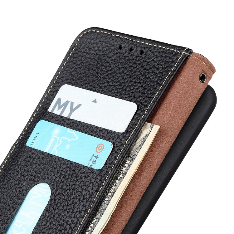 KHAZNEH Litchi Genuine Leather Phone Case, For Nokia X30 5G