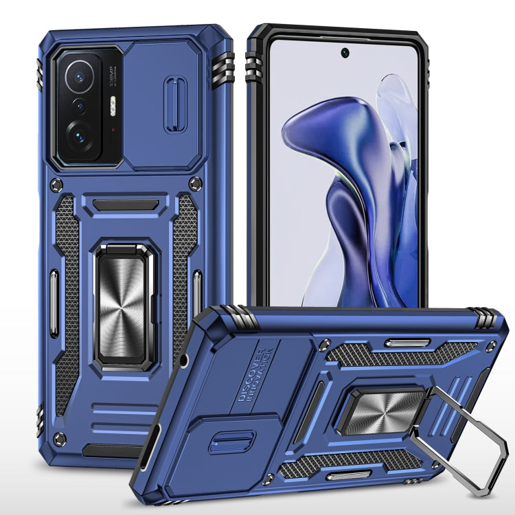Armor PC + TPU Camera Shield Phone Case, For Xiaomi 11T, For Xiaomi Poco X4 Pro 5G, For Xiaomi Redmi 10, For Xiaomi Redmi 10C, For Xiaomi Redmi 9A, For Xiaomi Redmi Note 11 Pro, For Xiaomi Redmi 9C / 10A