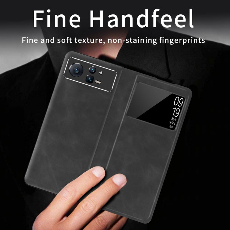 Celebrity Series Napa Texture Shockproof Phone Leather Case, For Xiaomi Mix Fold 2