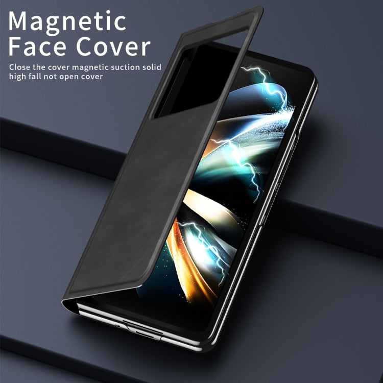 Celebrity Series Napa Texture Shockproof Phone Leather Case, For Xiaomi Mix Fold 2