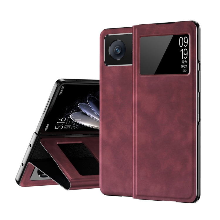 Celebrity Series Napa Texture Shockproof Phone Leather Case, For Xiaomi Mix Fold 2