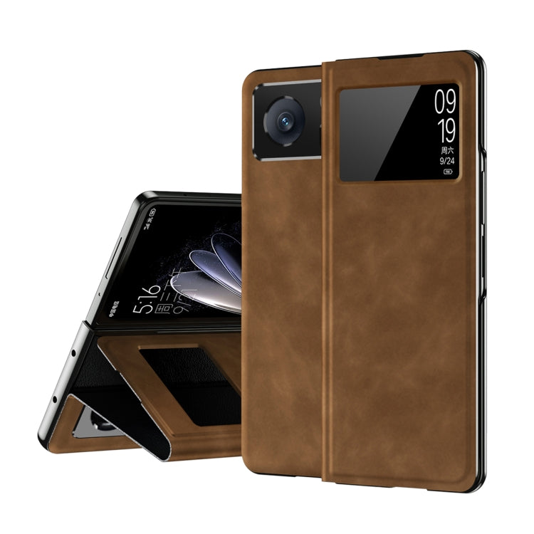 Celebrity Series Napa Texture Shockproof Phone Leather Case, For Xiaomi Mix Fold 2