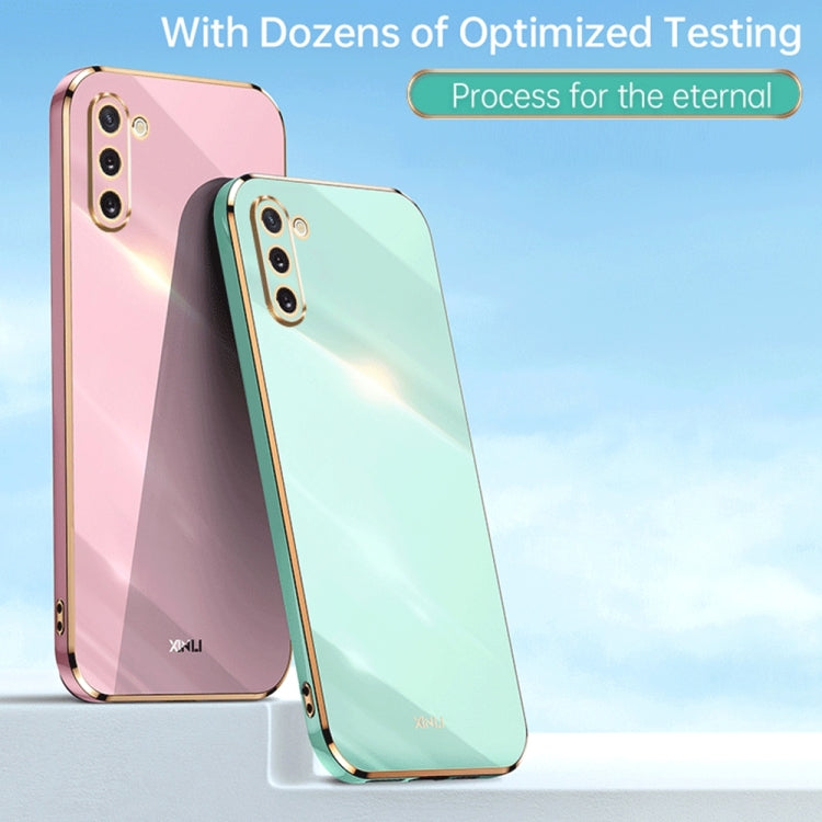 XINLI Straight Edge 6D Electroplate TPU Phone Case, For Samsung Galaxy Note10, For Samsung Galaxy M53 5G, For Samsung Galaxy M51, For Samsung Galaxy M33 5G, For Samsung Galaxy M23 5G, For Samsung Galaxy F13 4G