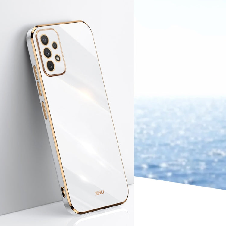 XINLI Straight Edge 6D Electroplate TPU Phone Case, For Samsung Galaxy A73 5G, For Samsung Galaxy A53 5G, For Samsung Galaxy A33 5G, For Samsung Galaxy A32 5G, For Samsung Galaxy A23 5G, For Samsung Galaxy A14 5G