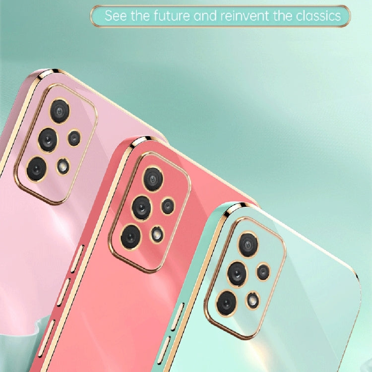 XINLI Straight Edge 6D Electroplate TPU Phone Case, For Samsung Galaxy A73 5G, For Samsung Galaxy A53 5G, For Samsung Galaxy A33 5G, For Samsung Galaxy A32 5G, For Samsung Galaxy A23 5G, For Samsung Galaxy A14 5G