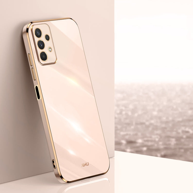 XINLI Straight Edge 6D Electroplate TPU Phone Case, For Samsung Galaxy A73 5G, For Samsung Galaxy A53 5G, For Samsung Galaxy A33 5G, For Samsung Galaxy A32 5G, For Samsung Galaxy A23 5G, For Samsung Galaxy A14 5G