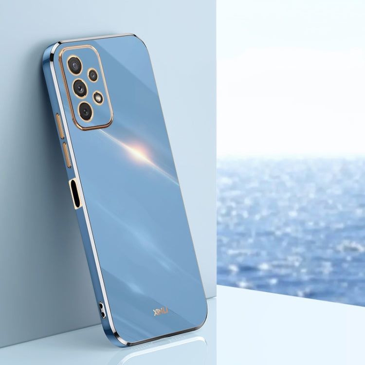 XINLI Straight Edge 6D Electroplate TPU Phone Case, For Samsung Galaxy A13 4G, For Samsung Galaxy A13 5G, For Samsung Galaxy A04 4G, For Samsung Galaxy A03, For Samsung Galaxy A03s, For Samsung Galaxy A50