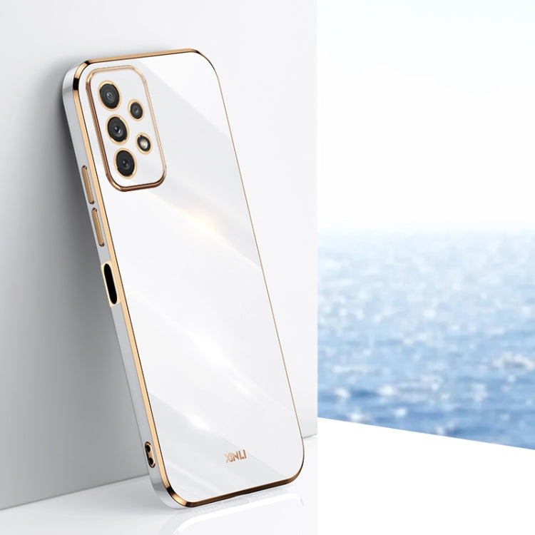 XINLI Straight Edge 6D Electroplate TPU Phone Case, For Samsung Galaxy A13 4G, For Samsung Galaxy A13 5G, For Samsung Galaxy A04 4G, For Samsung Galaxy A03, For Samsung Galaxy A03s, For Samsung Galaxy A50