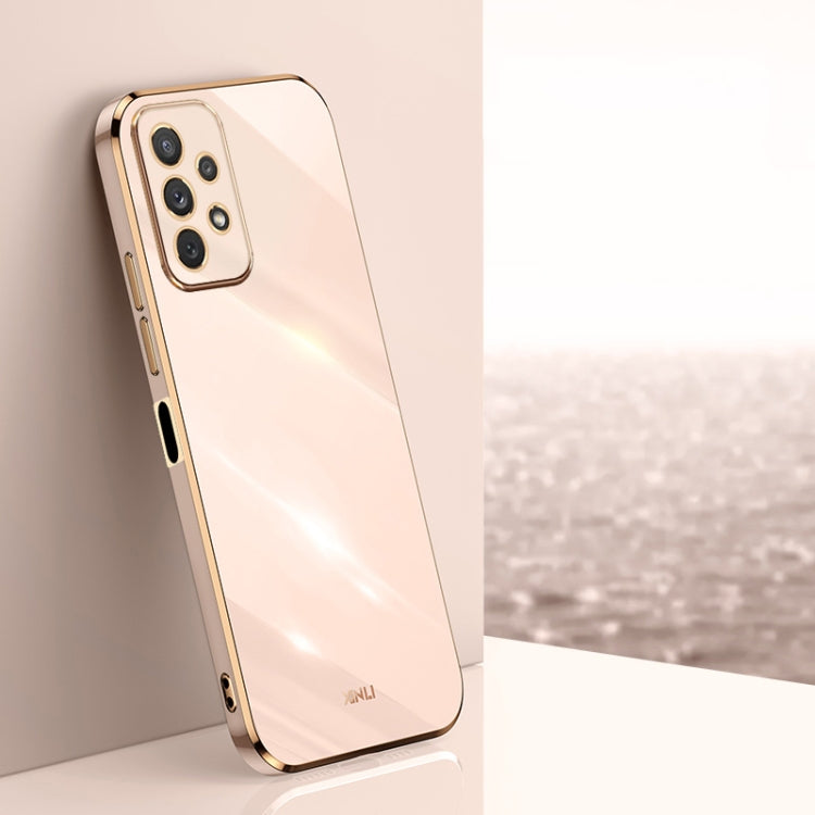 XINLI Straight Edge 6D Electroplate TPU Phone Case, For Samsung Galaxy A13 4G, For Samsung Galaxy A13 5G, For Samsung Galaxy A04 4G, For Samsung Galaxy A03, For Samsung Galaxy A03s, For Samsung Galaxy A50