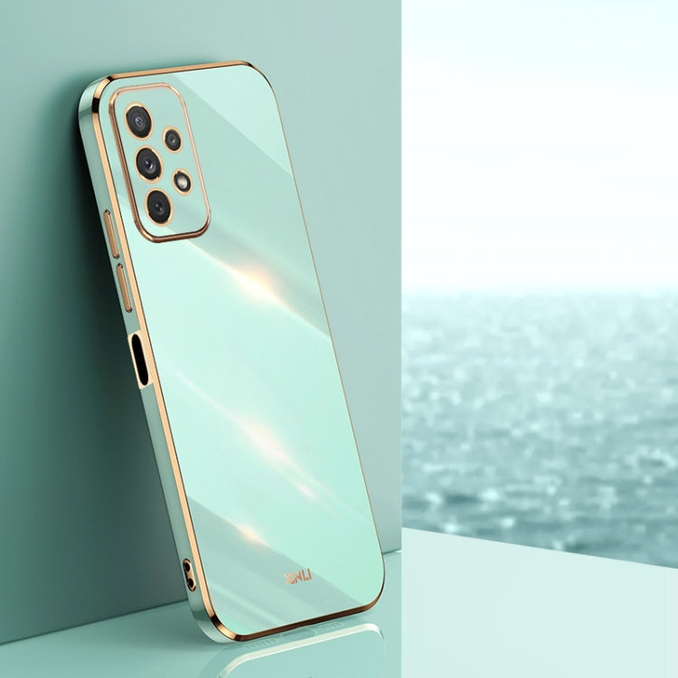 XINLI Straight Edge 6D Electroplate TPU Phone Case, For Samsung Galaxy A13 4G, For Samsung Galaxy A13 5G, For Samsung Galaxy A04 4G, For Samsung Galaxy A03, For Samsung Galaxy A03s, For Samsung Galaxy A50