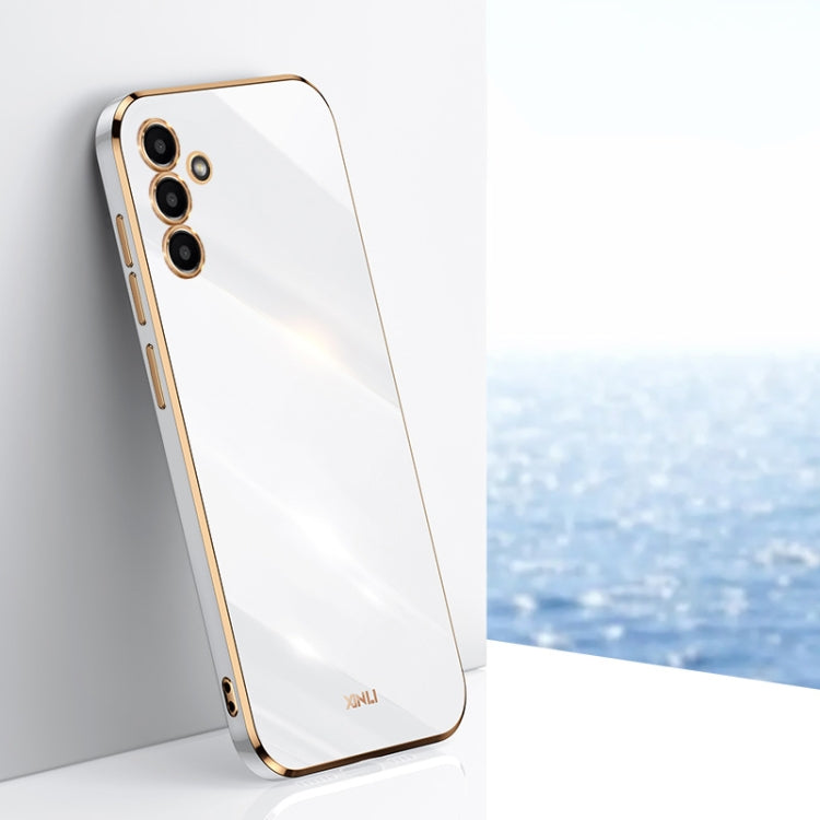XINLI Straight Edge 6D Electroplate TPU Phone Case, For Samsung Galaxy A13 4G, For Samsung Galaxy A13 5G, For Samsung Galaxy A04 4G, For Samsung Galaxy A03, For Samsung Galaxy A03s, For Samsung Galaxy A50