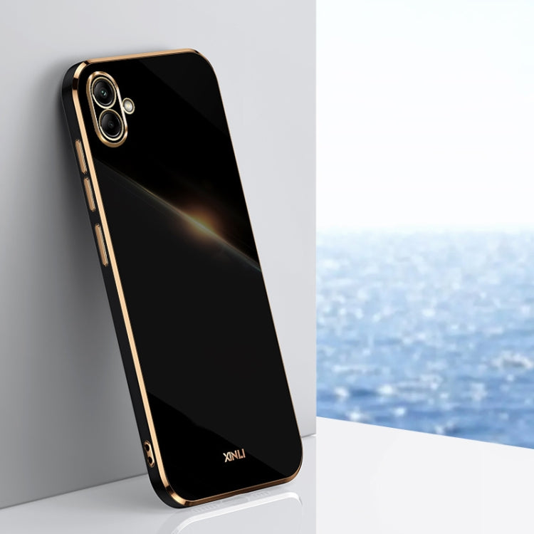 XINLI Straight Edge 6D Electroplate TPU Phone Case, For Samsung Galaxy A13 4G, For Samsung Galaxy A13 5G, For Samsung Galaxy A04 4G, For Samsung Galaxy A03, For Samsung Galaxy A03s, For Samsung Galaxy A50