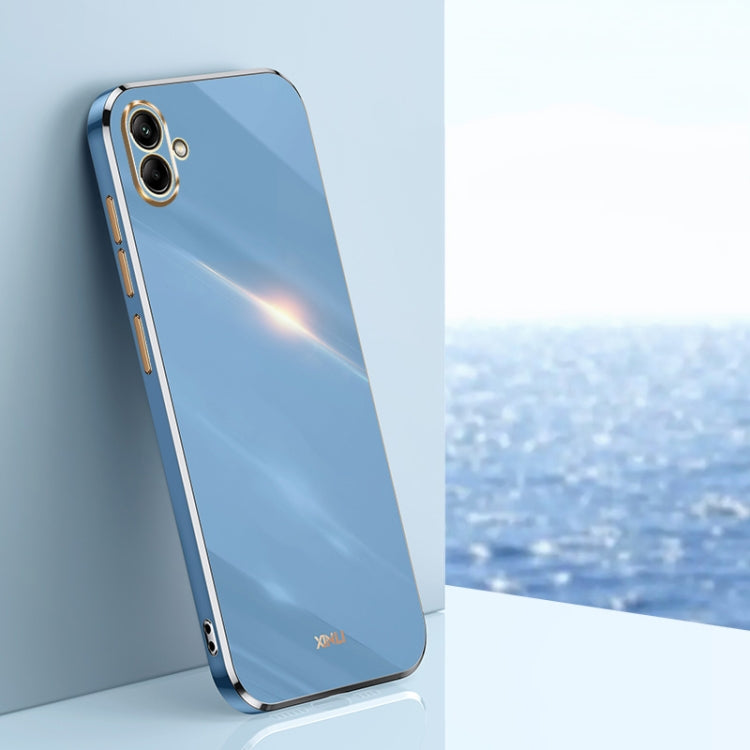 XINLI Straight Edge 6D Electroplate TPU Phone Case, For Samsung Galaxy A13 4G, For Samsung Galaxy A13 5G, For Samsung Galaxy A04 4G, For Samsung Galaxy A03, For Samsung Galaxy A03s, For Samsung Galaxy A50