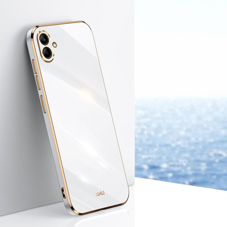 XINLI Straight Edge 6D Electroplate TPU Phone Case, For Samsung Galaxy A13 4G, For Samsung Galaxy A13 5G, For Samsung Galaxy A04 4G, For Samsung Galaxy A03, For Samsung Galaxy A03s, For Samsung Galaxy A50