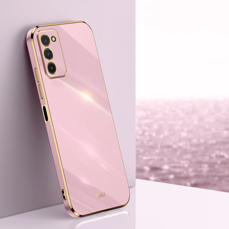 XINLI Straight Edge 6D Electroplate TPU Phone Case, For Samsung Galaxy A13 4G, For Samsung Galaxy A13 5G, For Samsung Galaxy A04 4G, For Samsung Galaxy A03, For Samsung Galaxy A03s, For Samsung Galaxy A50