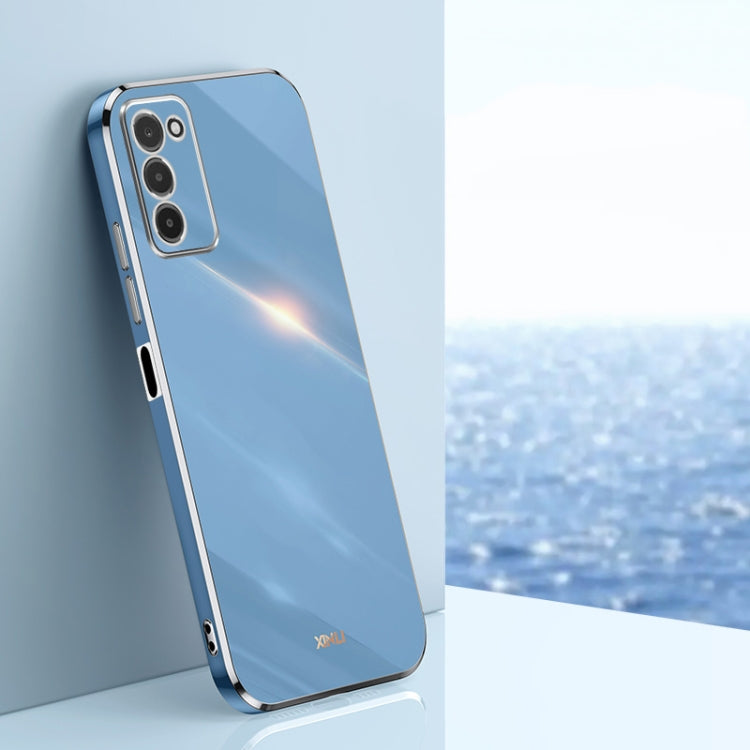 XINLI Straight Edge 6D Electroplate TPU Phone Case, For Samsung Galaxy A13 4G, For Samsung Galaxy A13 5G, For Samsung Galaxy A04 4G, For Samsung Galaxy A03, For Samsung Galaxy A03s, For Samsung Galaxy A50