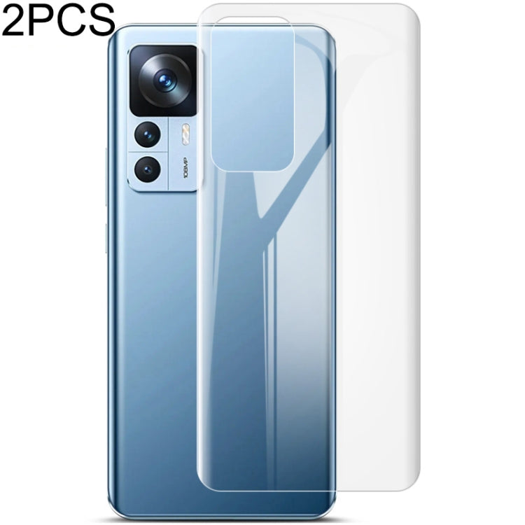 2pcs imak Curved Full Screen Protector Hydrogel Film Back Protector, For Xiaomi Redmi Note 12 Pro 5G China/Indian, For Xiaomi Redmi Note 12 Pro+ 5G China/Indian, For Xiaomi 12T/12T Pro/Redmi K50