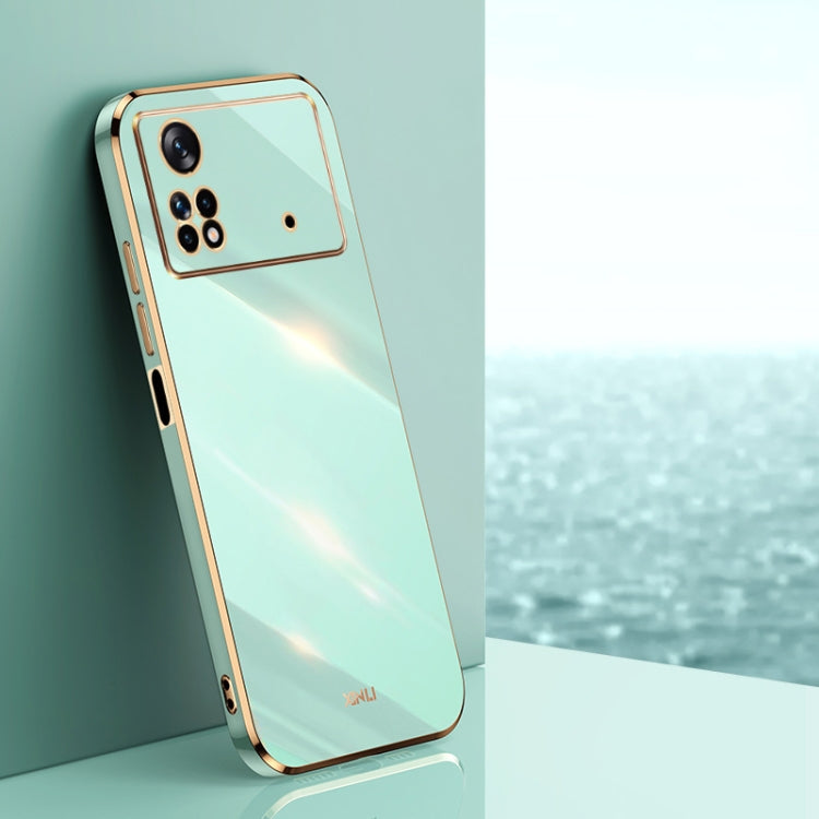 XINLI Straight Edge 6D Electroplate TPU Phone Case, For Xiaomi Poco M4 5G, For Xiaomi Poco M4 Pro, For Xiaomi Poco C40, For Xiaomi Poco X4 Pro 5G, For Xiaomi Civi 2, For Xiaomi 13