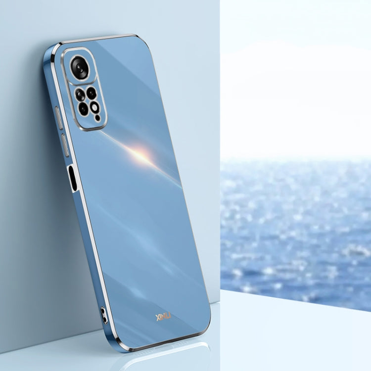 XINLI Straight Edge 6D Electroplate TPU Phone Case, For Xiaomi Redmi Note 11 4G Foreign, For Xiaomi Redmi Note 11E, For Xiaomi Redmi Note 11 Pro 4G/5G Foreign, For Xiaomi Redmi Note 11T Pro, For Xiaomi Redmi K50, For Xiaomi Redmi K50 Ultra