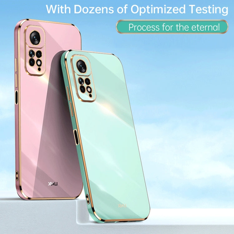 XINLI Straight Edge 6D Electroplate TPU Phone Case, For Xiaomi Redmi Note 11 4G Foreign, For Xiaomi Redmi Note 11E, For Xiaomi Redmi Note 11 Pro 4G/5G Foreign, For Xiaomi Redmi Note 11T Pro, For Xiaomi Redmi K50, For Xiaomi Redmi K50 Ultra