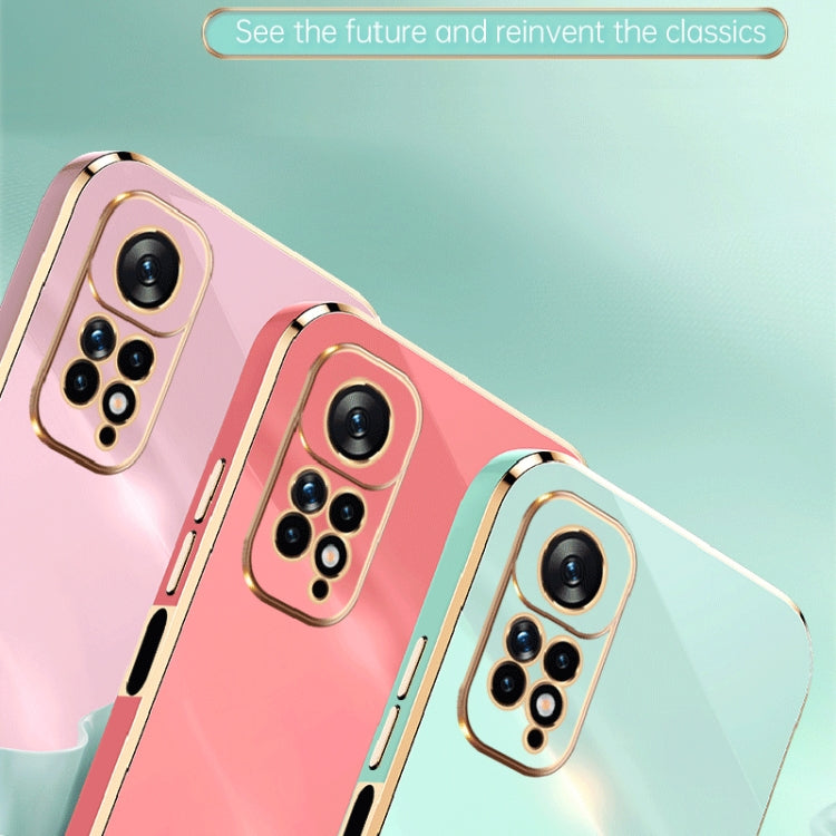XINLI Straight Edge 6D Electroplate TPU Phone Case, For Xiaomi Redmi Note 11 4G Foreign, For Xiaomi Redmi Note 11E, For Xiaomi Redmi Note 11 Pro 4G/5G Foreign, For Xiaomi Redmi Note 11T Pro, For Xiaomi Redmi K50, For Xiaomi Redmi K50 Ultra