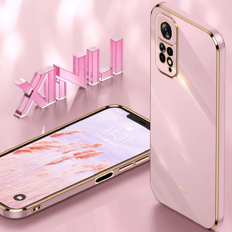 XINLI Straight Edge 6D Electroplate TPU Phone Case, For Xiaomi Redmi Note 11 4G Foreign, For Xiaomi Redmi Note 11E, For Xiaomi Redmi Note 11 Pro 4G/5G Foreign, For Xiaomi Redmi Note 11T Pro, For Xiaomi Redmi K50, For Xiaomi Redmi K50 Ultra