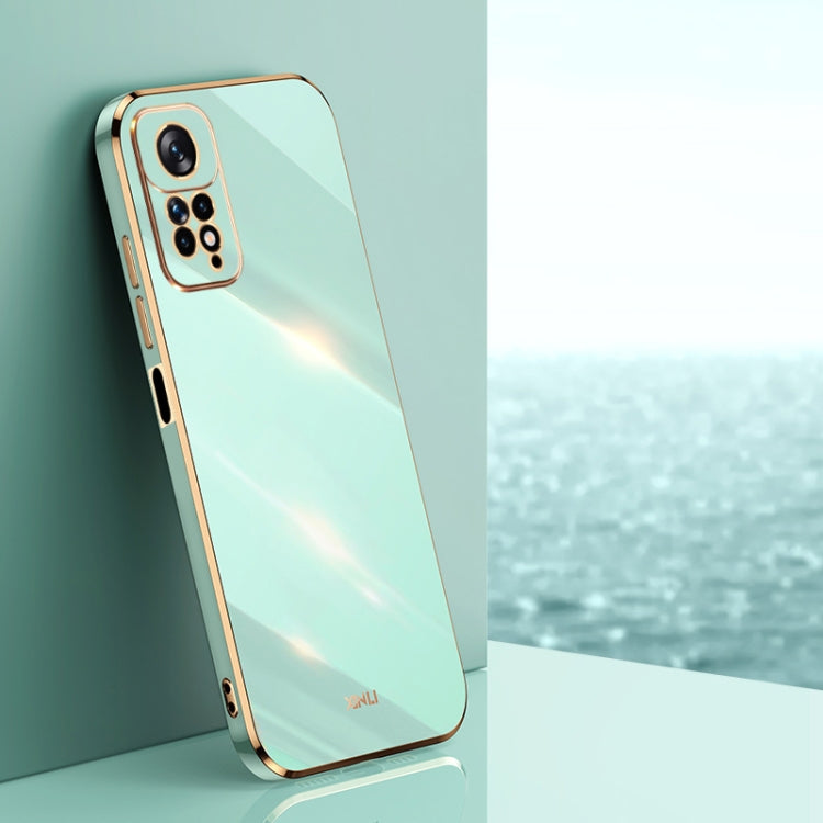 XINLI Straight Edge 6D Electroplate TPU Phone Case, For Xiaomi Redmi Note 11 4G Foreign, For Xiaomi Redmi Note 11E, For Xiaomi Redmi Note 11 Pro 4G/5G Foreign, For Xiaomi Redmi Note 11T Pro, For Xiaomi Redmi K50, For Xiaomi Redmi K50 Ultra