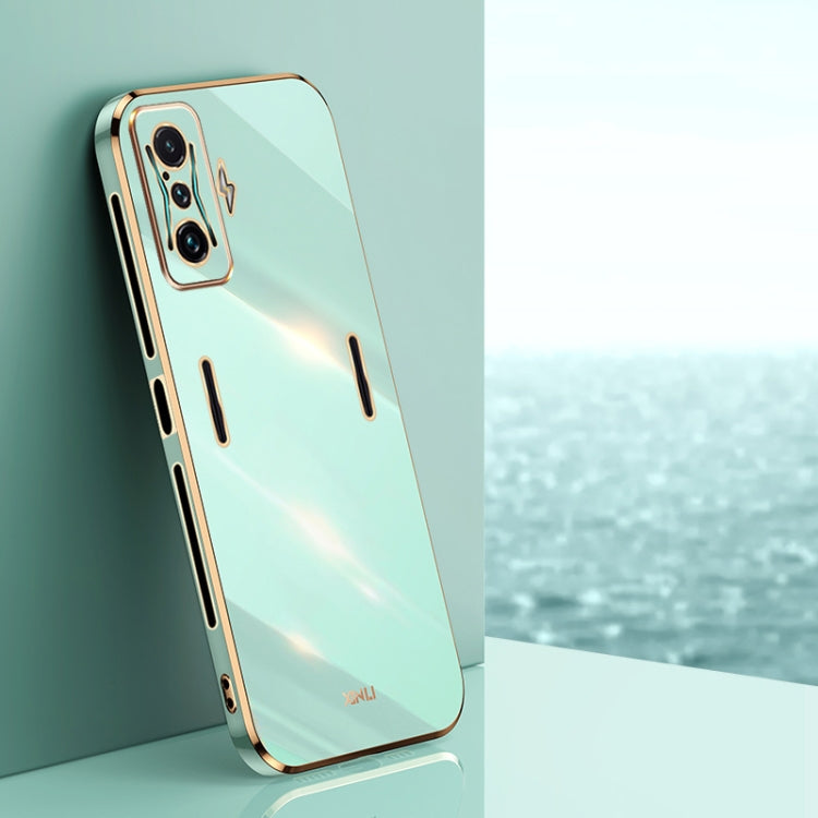 XINLI Straight Edge 6D Electroplate TPU Phone Case, For Xiaomi Redmi K50 Pro, For Xiaomi Redmi K50 Gaming, For Xiaomi Redmi A1 4G, For Xiaomi Redmi A1+, For Xiaomi Redmi 10A, For Xiaomi Redmi 10C