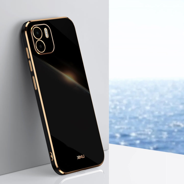 XINLI Straight Edge 6D Electroplate TPU Phone Case, For Xiaomi Redmi K50 Pro, For Xiaomi Redmi K50 Gaming, For Xiaomi Redmi A1 4G, For Xiaomi Redmi A1+, For Xiaomi Redmi 10A, For Xiaomi Redmi 10C