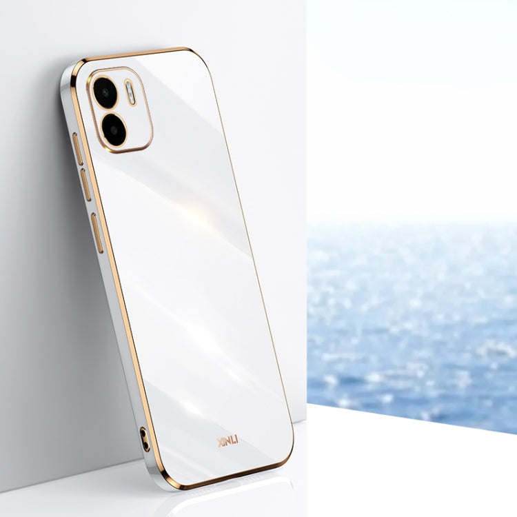 XINLI Straight Edge 6D Electroplate TPU Phone Case, For Xiaomi Redmi K50 Pro, For Xiaomi Redmi K50 Gaming, For Xiaomi Redmi A1 4G, For Xiaomi Redmi A1+, For Xiaomi Redmi 10A, For Xiaomi Redmi 10C